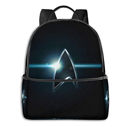 Star Trek Mochila escolar para hombres y mujeres se adapta a 14.5 pulgadas ligero portátil