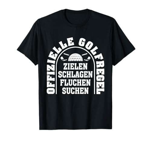 Offizielle Golfregeln lustiges Golf T-Shirt