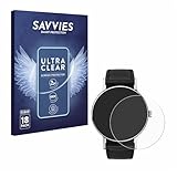 nomos ludwig 35 or 38 18x Savvies Ultra-Clear Schutzfolie passgenau zugeschnitten und kompatibel mit NOMOS Glashütte Ludwig - Made in Germany