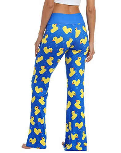 HDE Womens Pajama Pants Wide Leg Sleepwear Casual Loose Lounge Pant PJ Bottoms4