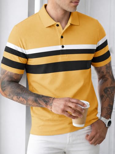 Image of Noble Monk T-Shirt for Men || Half Sleeves Men's T-Shirt || Solid Polo || Multicolor Tshirt