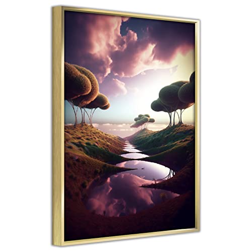 Transform Your Space with a Stunning Dreamy Landscape Poster of