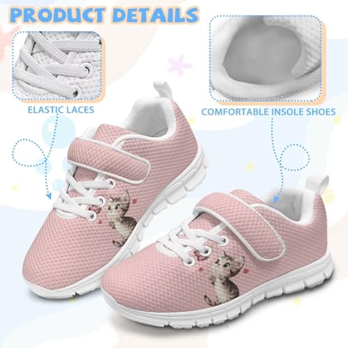 Kids Slip on Sneakers School Sport Shoes Cute Shoes for Teen Girls 6