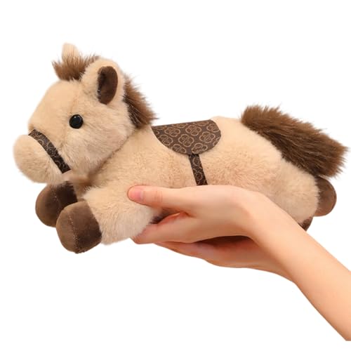 Cheval en peluche adorable de 30 cm cadeau anniversaire fille