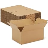 Eupako 9x6x4-Small-Shipping-Boxes-30-Pack-Brown-Corrugated-Box-Mailers, Cardboard Boxes for Packaging Small Business, Mailing