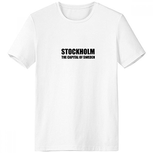 T-shirt Stockholm cadeau idéal homme pour les passionnés de Suède
