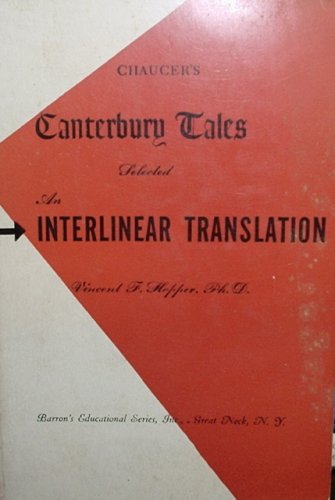 Chaucer's Canterbury Tales (Selected) an Interl... B0012Q51B4 Book Cover