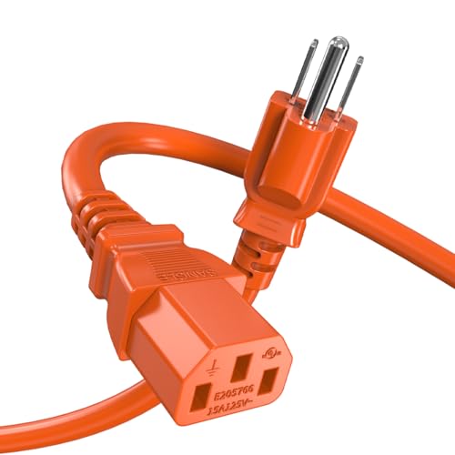 Power Station Charging Cable 6FT 14AWG Fast Charging Cable Compatible with Jackery Power Station Explorer 1000/1500/2000/3000 Bluetti EB3A Anker 757/767 125Volt 15A Universal AC Power Cord