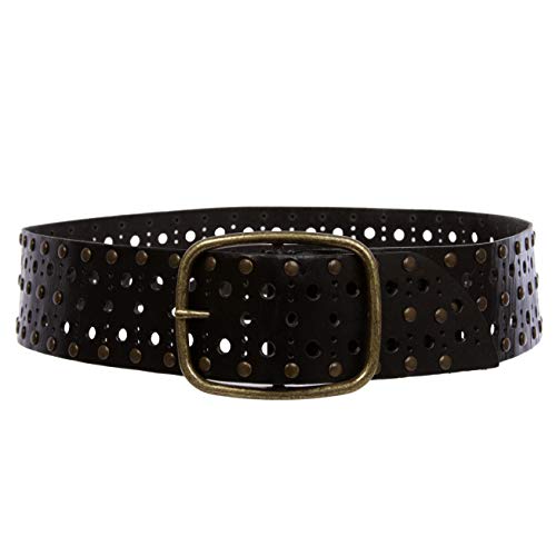 Ceinture contour femme 70 mm perforée accessoire taille haute M/L