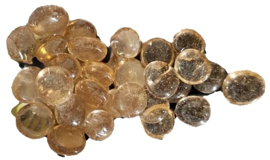 Divine Dries Decorative Marble Pebbles Glass Gravels Half Round for Vase, Tables, Garden, Aquarium & Art Frames Filler (1KG Pack) (Marble Round) (Copper) (B0CNNPCT5L) Amazon Price History, Amazon Price Tracker