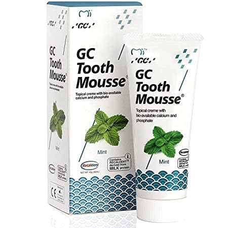 GC Tooth Mousse (40G) | Cavity Protection & Oral Moisturizer | Natural Ingredients | Fresh Breath | Soothes Dry Mouth | Gentle on Gums & Sensitive Teeth (40G, Mint)-picture-16