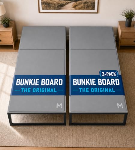 Meliusly Original Bunkie Board Twin Size 2-Pack (38x75 Each...
