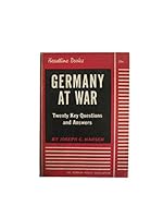 Germany at War Twenty Key Questions [Headline Books] B003GX382A Book Cover