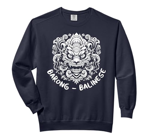 Barong Mask Bali Indonesia Culture Balinese Gamelan Comfort Colors Adult Sweatshirt