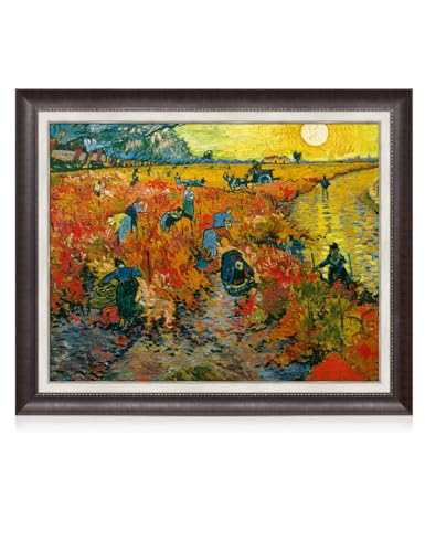 DecorArts Vincent Van Gogh The Red Vineyard framed wall art