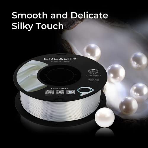 Image of Creality PLA Silk 3D Printing Filament, 3D Printer Filament 1.75 mm, Smooth Texture, High Toughness, 3D Printing Filament 1KG /2.2lb, for All Printers (Purple)