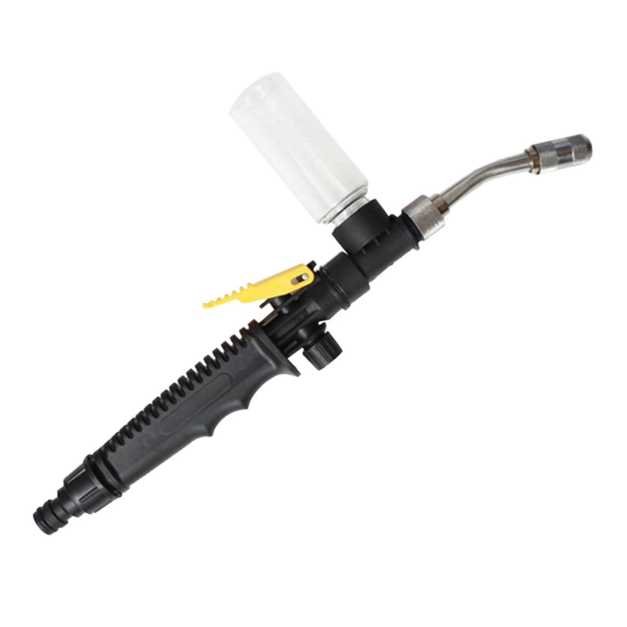 Toddmomy Washing Spray Nozzle Kit Pressure Sprayer with Durable Stainless Steel Tube for Home Car Cleaning Labor Saving Water Sprinkler System Black