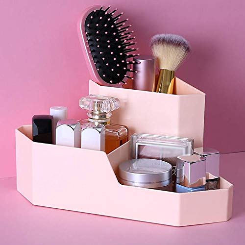 Organizzatori Cosmetici Scatola portaoggetti ad Angolo per Desktop, Scatola portaoggetti per Trucco, Portapenne Contenitore per Telecomando, Scatola per Ufficio Miscellanea da scrivania e