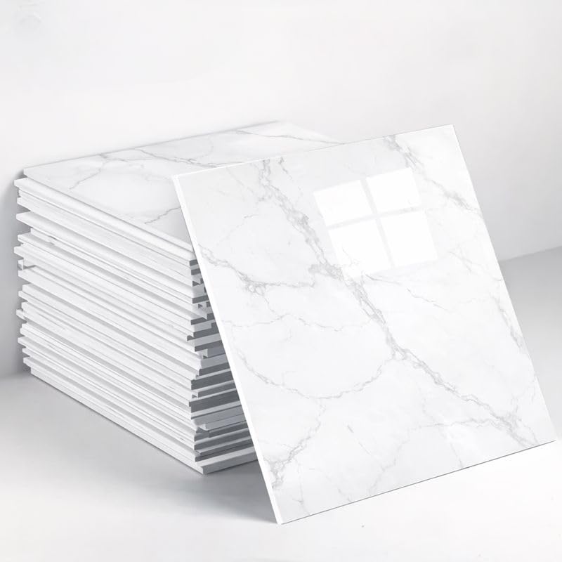 Image of OCEANSKY 3D Wallpaper PE Foam self Adhesive Brick Design Wall Stickers /DIY Wallpaper for Home Hotel Living Room Bedroom Cafe Deco (12, Off White)