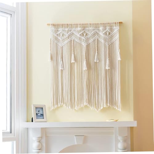 Cortinas de macramé tejidas a mano para transformar tus puertas y ventanas 5