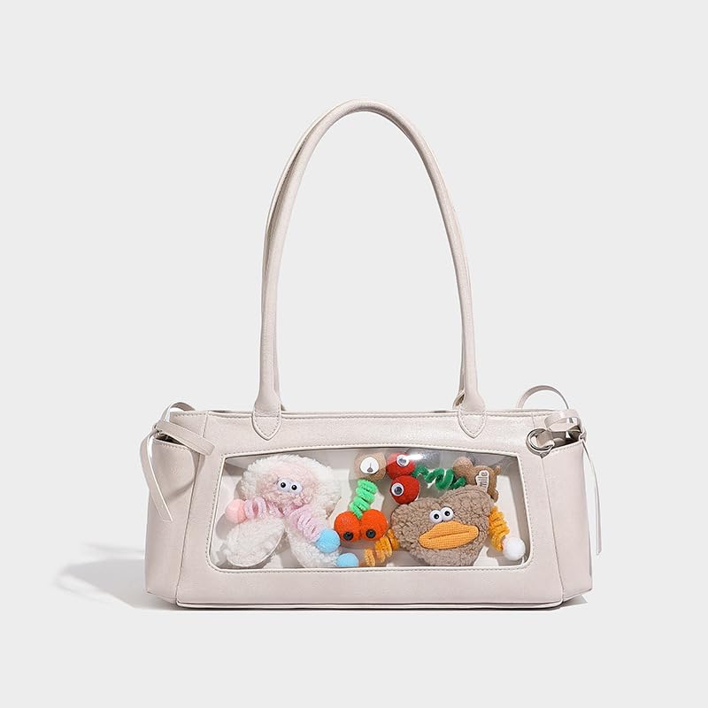 Kawaii Lolita Ita Shoulder Bag Cute Baguette Shoulder Handbag Trendy Purse Aesthetic Streetwear Coquette Sling Purse3