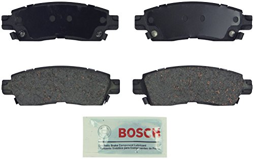 Bosch BE883 Blue Disc Brake Pad Set for Select Buick Enclave, Rainier; Cadillac XTS; Chevrolet SSR, Trailblazer, Traverse; GMC Acadia, Envoy; Isuzu Ascender; Oldsmobile Bravada; Saturn Outlook - REAR