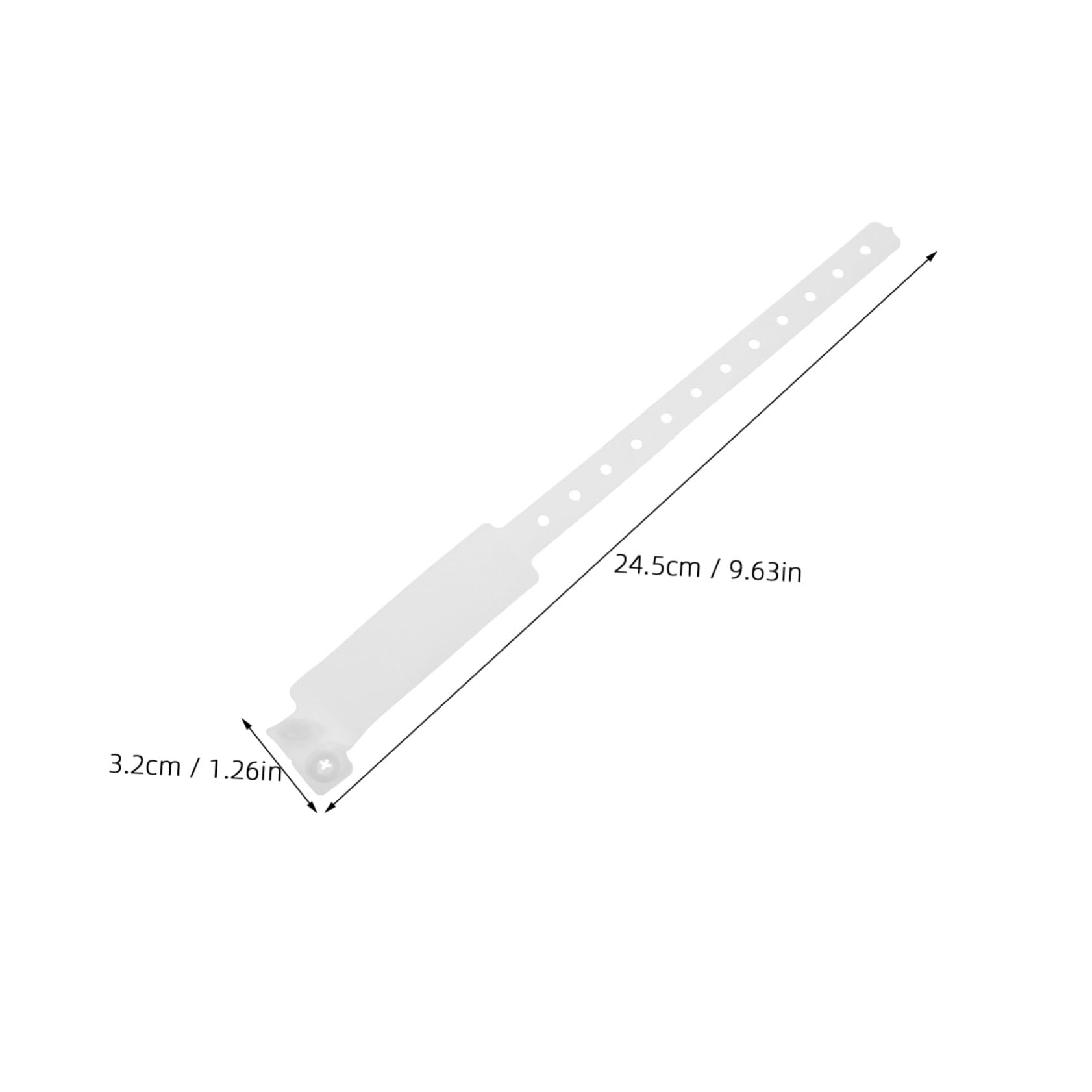 BESTYASH 100pcs Hospital Wristbands Patient Id Bands Easy to Write Medical Identification Wristbands for Efficient Tracking Healthcare Facilities