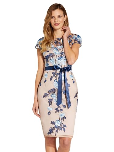 Image of Adrianna Papell Women's Embroidered Sheath Dress