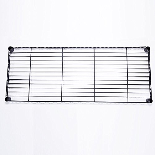Bonnlo 5-Tier Wire Shelving Unit with Wheels, Adjustable Storage Rack for Kitchen & Pantry, 90x35x165cm,NSF Certified, 80kg Capacity, Black - Image 5