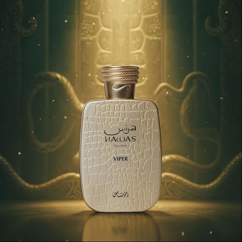 Image of RASASI Hawas Viper Eau de Parfum for Men, 100ml (3.4 oz) Oriental & Rich Scent Spray