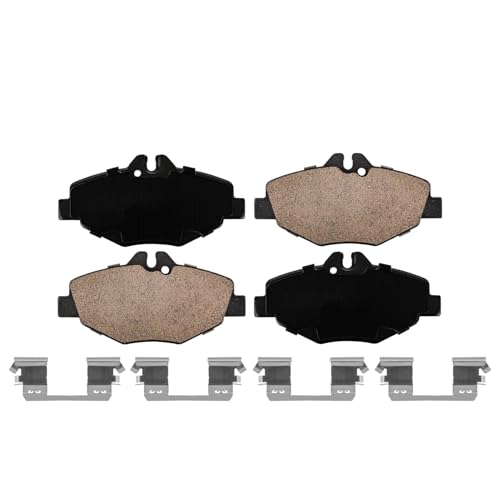 Image of Detroit Axle - Brake Pads for 2003-2009 Mercedes-Benz E320, 2007-2009 E350