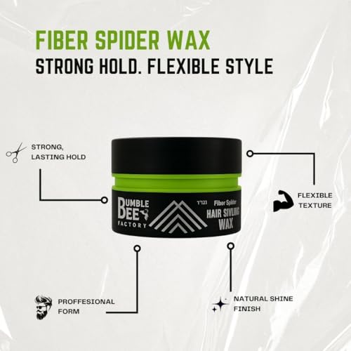 Cera para peinar Bumble Bee Hair Styling Wax Fiber Spider miniatura 4