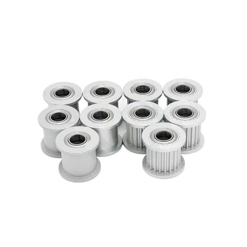 1pcs HTD3M Idler Timing Pulley 3M 15T 20T 24T 30T 40T 15Teeth 20Teeth 24teeth 30teeth 40teeth Bearing No Tooth HTD(Bore 4mm,30T-with Teeth,Belt Width 6mm)