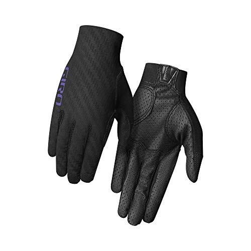 Giro Riv'ette CS Womens Mountain Cycling Gloves - Black/Electric Purple (2023), Medium