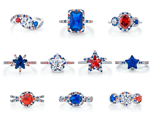 Fragrant Jewels America Star Bath Bomb With Surprise Ring Inside (Size 5-10) #TOP7