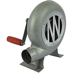Ventilador Fragua Portatil YUANP Ventilador De La Fragua del Herrero De La Manivela Encendedores del BBQ De La Parrilla del Mechero del Carbón De La Fan del BBQ,80W