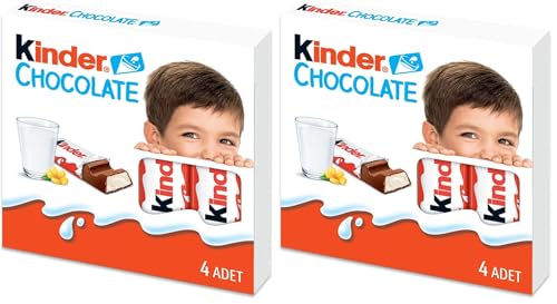 Kinder Çikolata 4'lü, 50 g 2'li paket