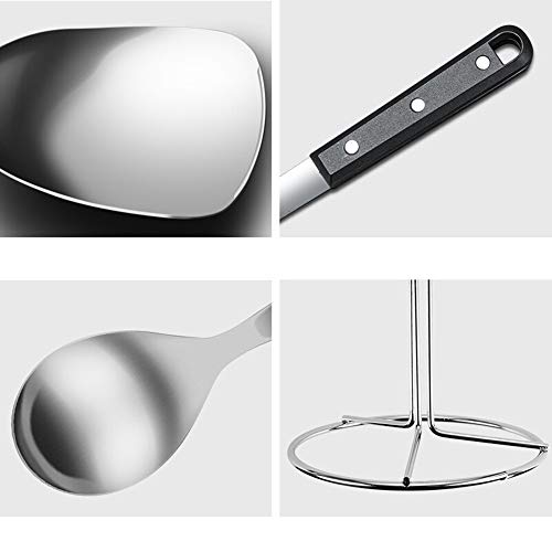 Spatule en acier inoxydable de qualité supérieure pour chef et restaurant - 5