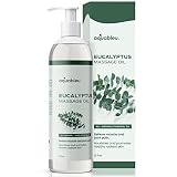 Aquableu Eucalyptus Massage Oil 100% Pure & All-Natural - Natural at-Home Massage Therapy, Soothes S