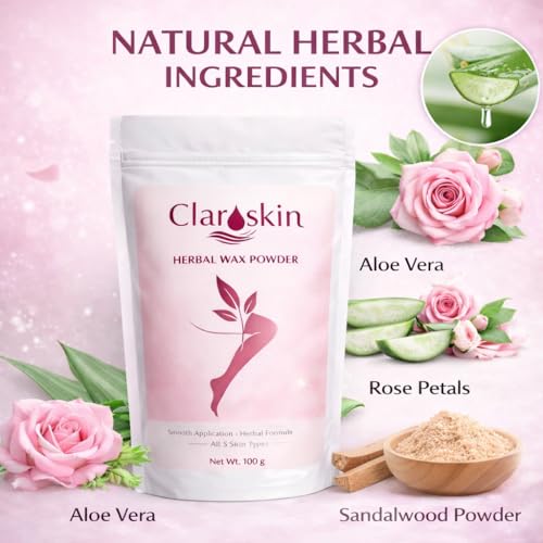 Image of Dr. Bora's Premium Herbal Body Wax Powder for Women & Men | Painless Hair Removal for Face, Bikini & Body | Enriched with Turmeric, Aloe Vera & Sandalwood | No Chemicals, No Irritation | 100g