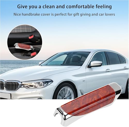 DASHDYNAMO Store DASHDYNAMO Carbon Fibre Car Handbrake Cover - Image 6