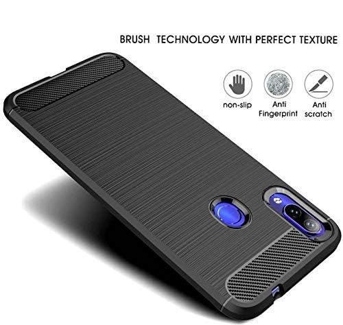 Image of Hybrid Carbon Fiber Back Case for Mi Redmi Note 7 /Note 7 Pro /Note 7s (Black)