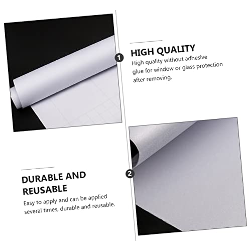 Película para ventana de vidrio esmerilado con bloqueo solar PVC sin adhesivo miniatura 6