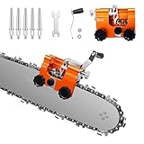 QTG Manual Chain Saw Sharpener,Adjustable Clamp &...