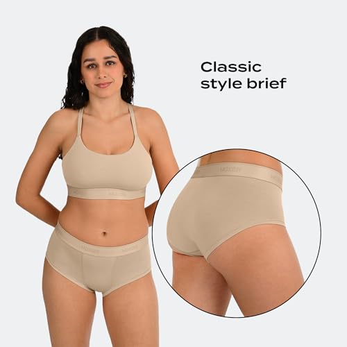 Image of Woxer Women's Classic Seamless Boyshort Panties, Soft Modal Fabric with No Roll Inseam, Chafe-Free, Breathable Design