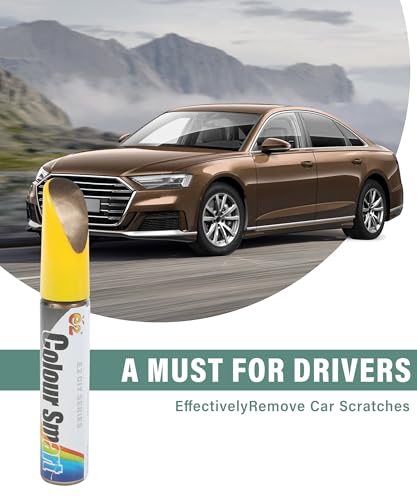 VAGURFO Car Scratch Remover,Car Scratch Repair,Car Accessories Car Scratch Repair Paint Pen,Scratch Remover for Vehicles,Portable Automotive Touch Up Paint for Deep Scratches,Fits Various Vehicles (Brown)