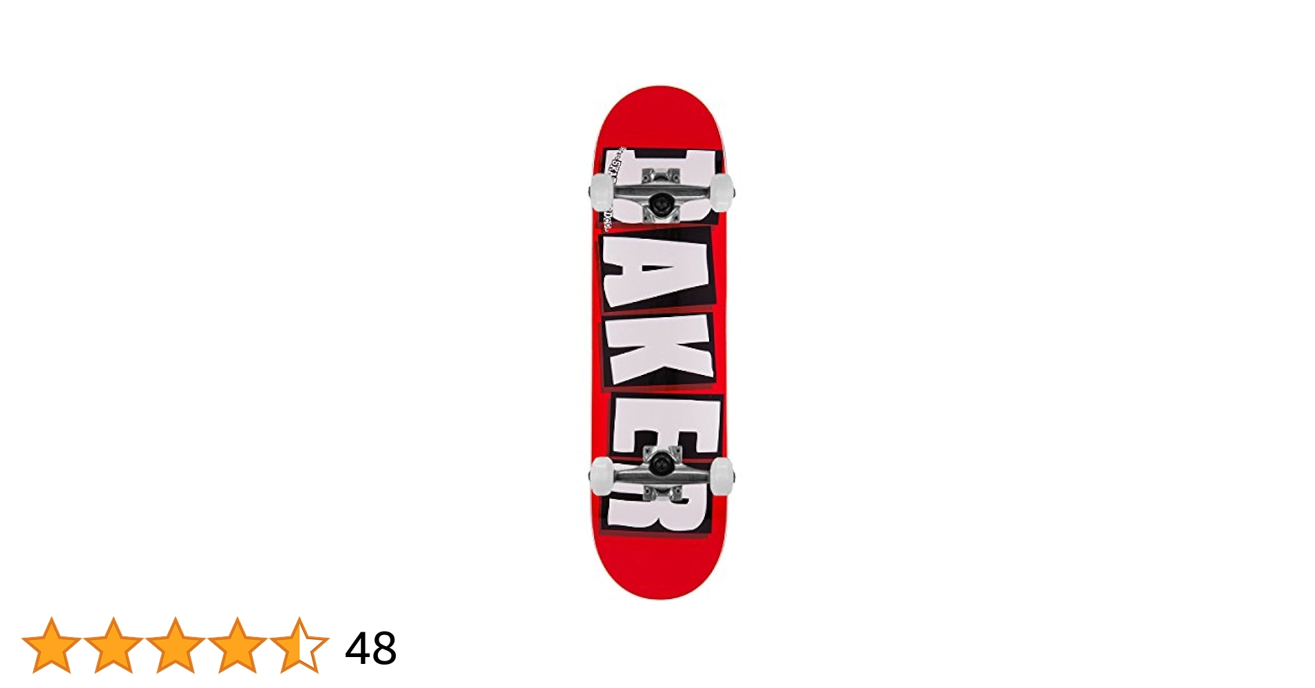 Baker Skateboards Baker Skateboard Complete Brand Logo RED