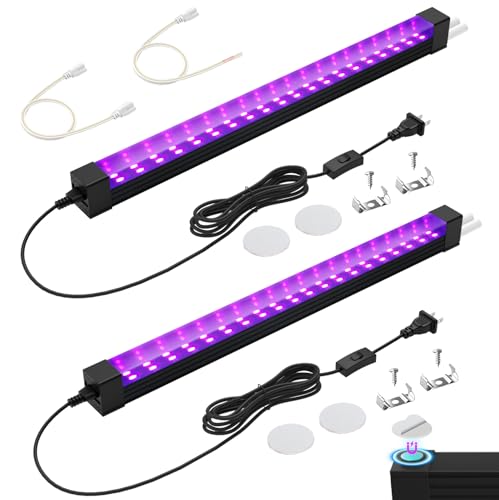 Sayitwill 395NM Black Light Bar 18W, UV Blacklight...
