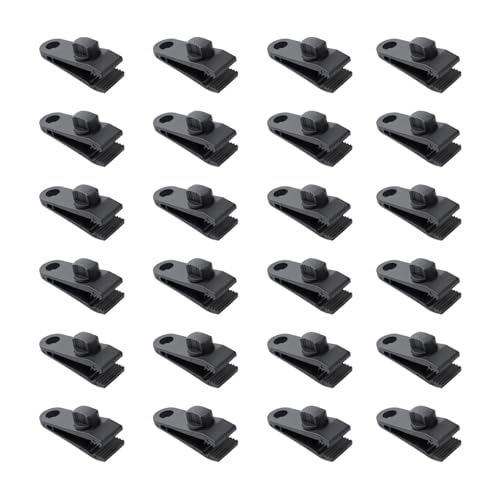 votuyet 24 Pcs Tarp Clips, Heavy Duty Lock Grip, Tarp