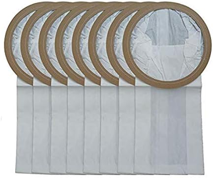 DVC Products - Repuesto para bolsas de aspiradora Filtex, Star, Brute, Central Vac, D&R, modelo de 9 galones, estilo 722, paquete de 8